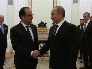 Президенты РФ и Франции пришли договорились о координации борьбы с терроризмом - ảnh 1